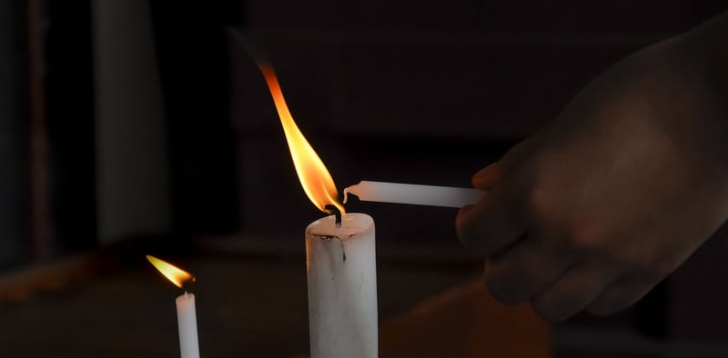 Starry Night Candles