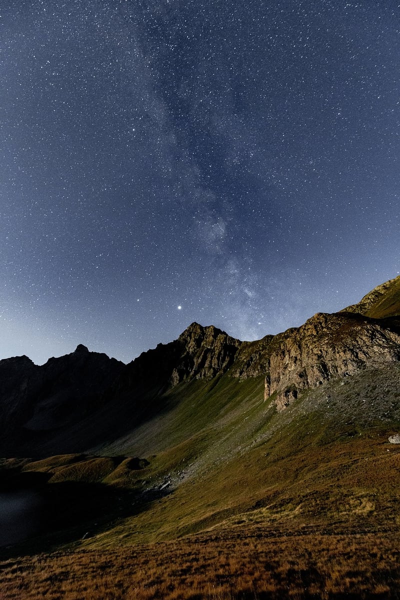 Starry Night Sky Backdrop